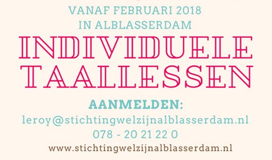 Stichting Welzijn Alblasserdam (SWA) start met individuele taallessen