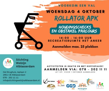 Week van de valpreventie - Rollator APK