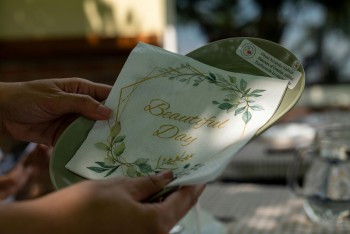 Seizoensgebonden branding met bedrukte servetten in Alblasserdam