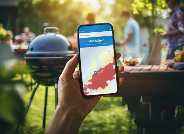 Check de Stookwijzer vóór je de barbecue, vuurkorf of tuinhaard aanzet