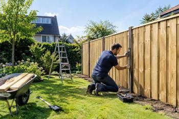 Stap voor stap naar een nieuwe schutting in de tuin