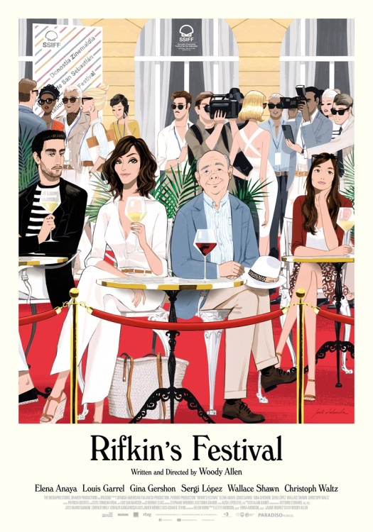 Landvast vertoonde: Rifkin's Festival