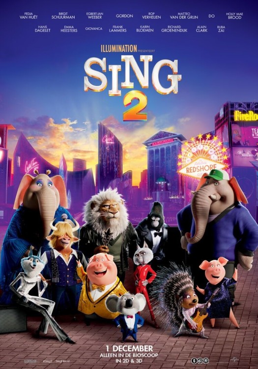Landvast vertoonde: Sing 2 (NL)