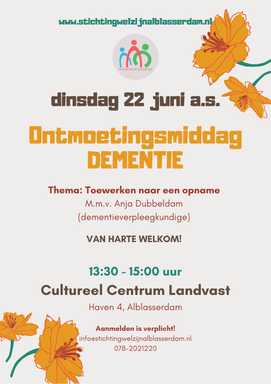 Bijeenkomst Dementie