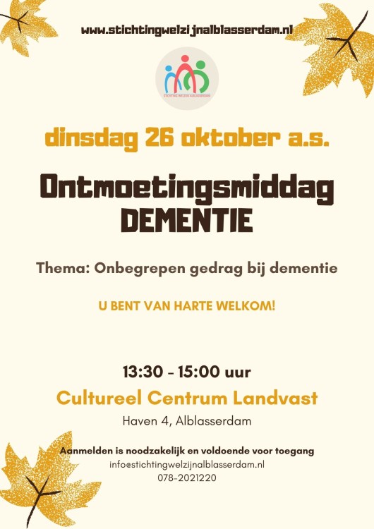 Bijeenkomst Dementie
