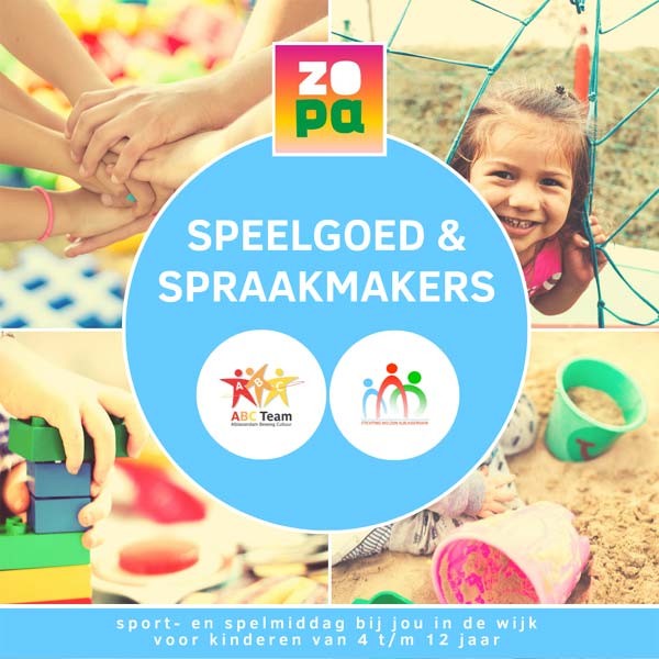 Speelgoed & Spraakmakers (4 t/m 12 jaar) |